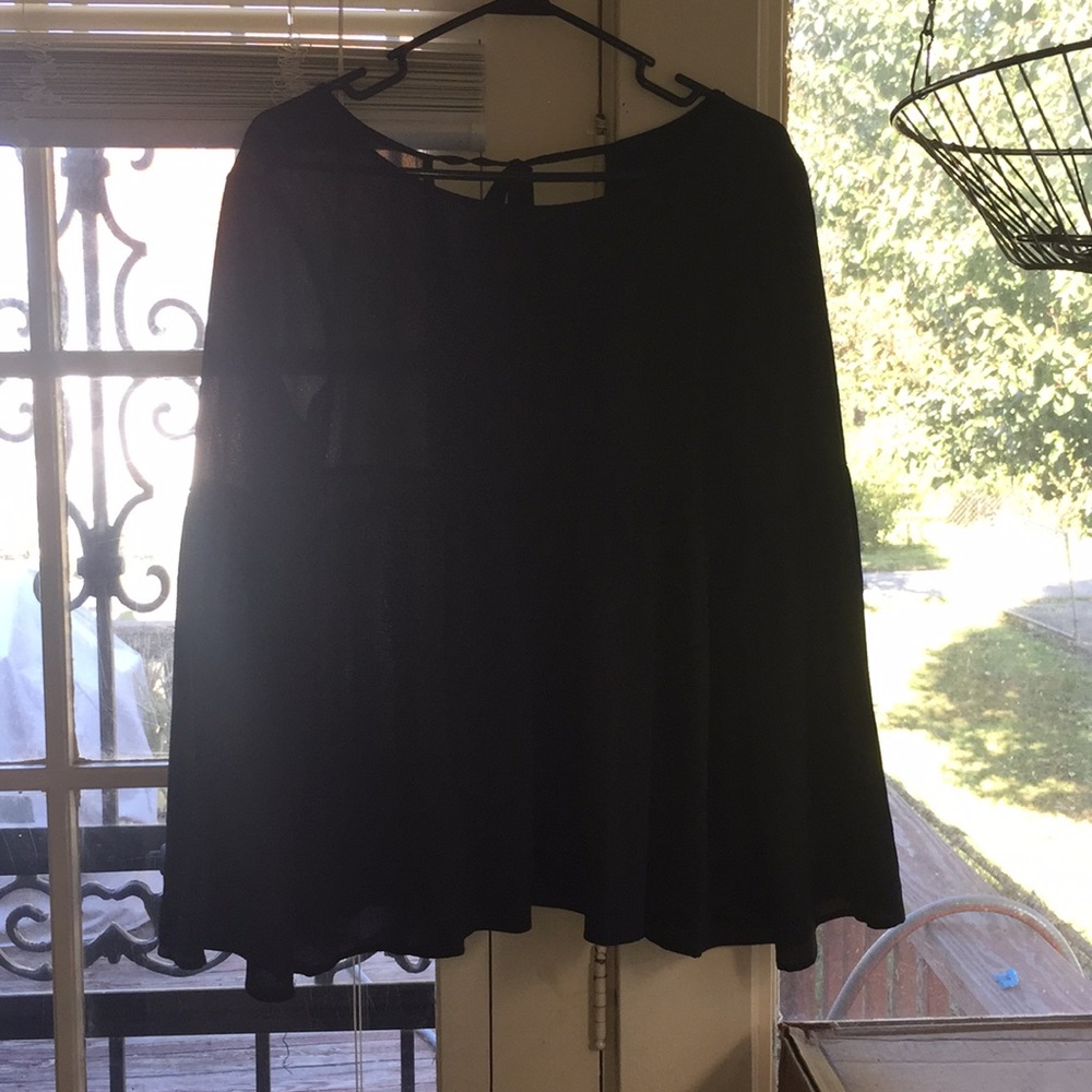 ✨Black peasant top✨